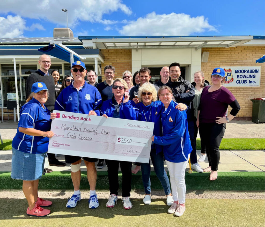 Moorabbin Bowling Club Cheque 1
