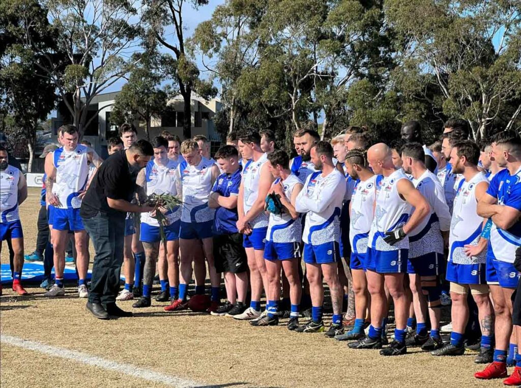 Moorabbin Kangaroos Smoking Ceremony